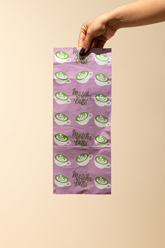 Matcha Latte Rough - Pop Up Foil - 15 cm x 38 cm | Größe M