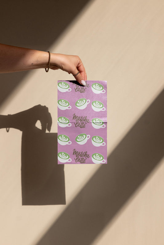 Matcha Latte Smooth - Pop Up Foil - 15cm x27 cm ( s )