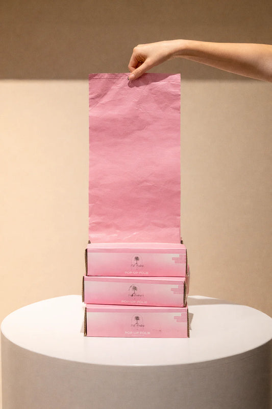 Puder Rosa - Pop Up Foil - 20 cm x 45 cm | Größe XXL