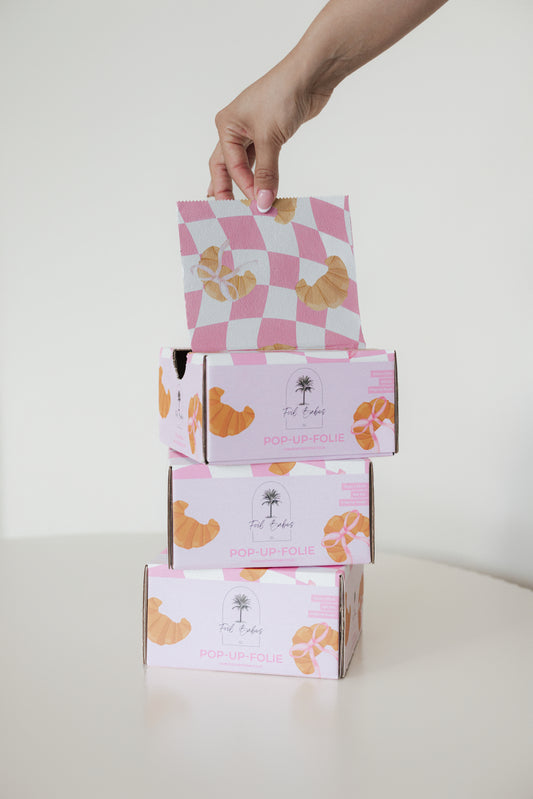 Le Croissant Rough - Pop Up Foil - 15cm x 27 cm ( s )