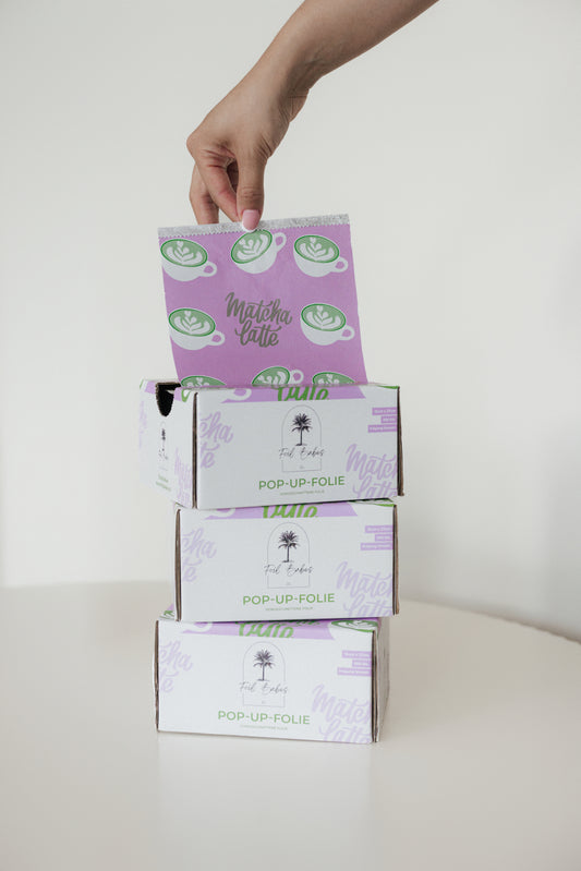 Matcha Latte Rough - Pop Up Foil - 15cm x27 cm ( s )
