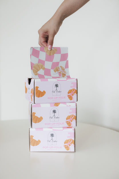 Le Croissant Smooth - Pop Up Foil - 15cm x 27 cm ( s )