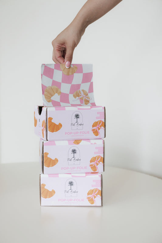 Le Croissant Smooth - Pop Up Foil - 15cm x 27 cm ( s )