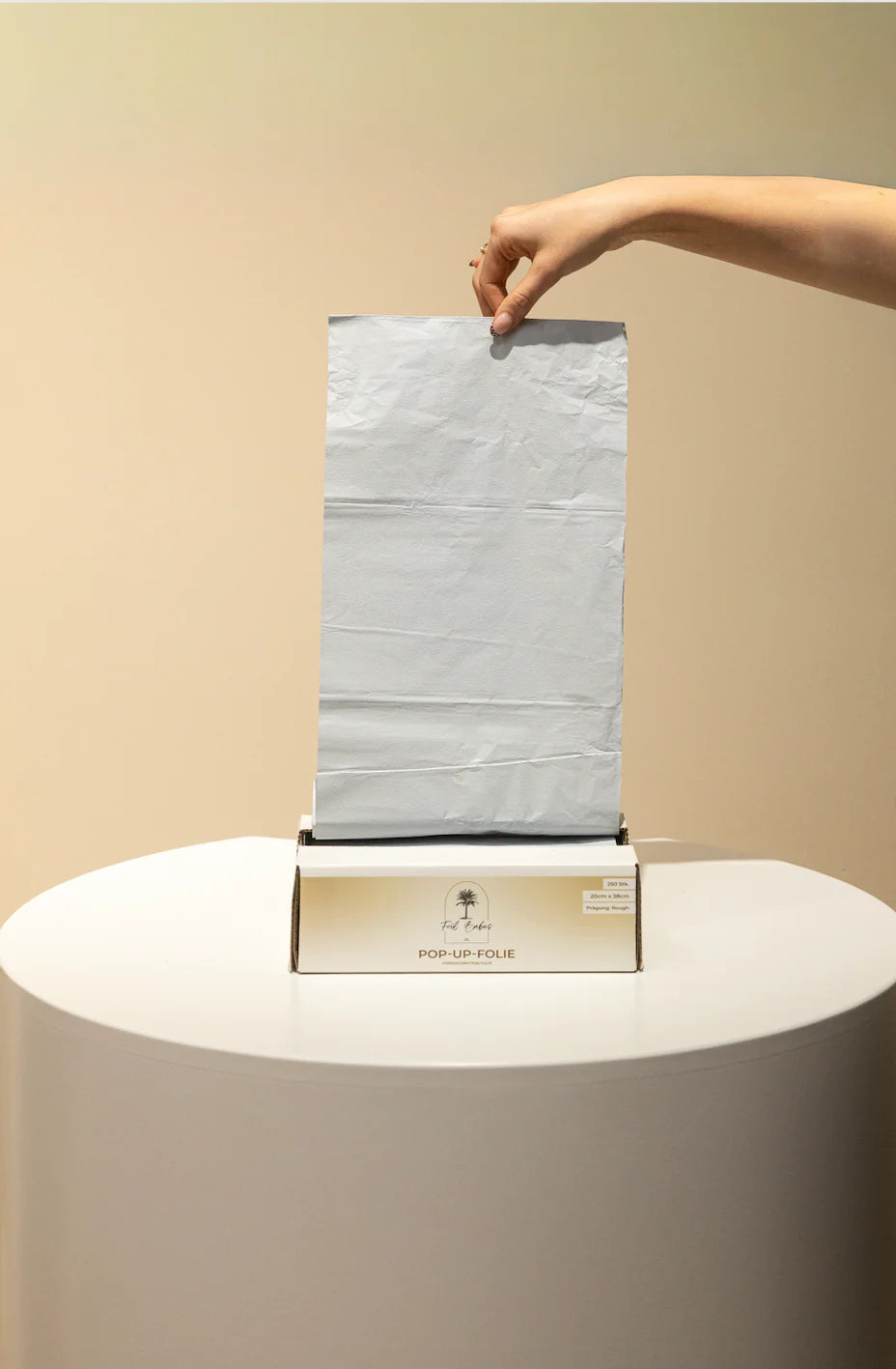 Pure White - Pop Up Foil - 20 cm x 38 cm | Größe XL