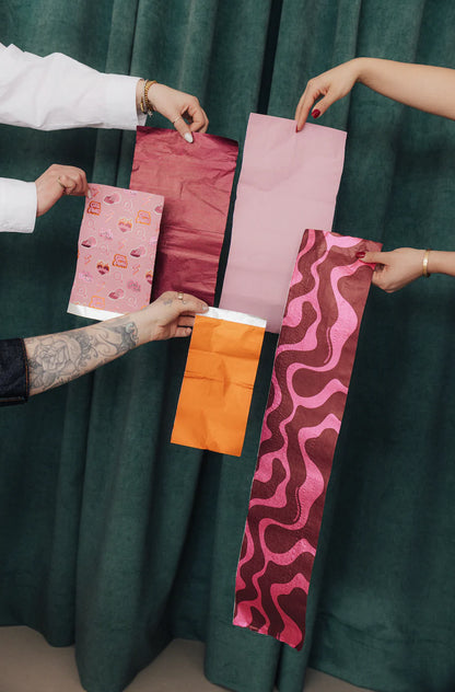 SAM X FOILBABES | ORANGE - Smooth Pop Up Foil - 12.7 cm x 27 cm | Größe XS